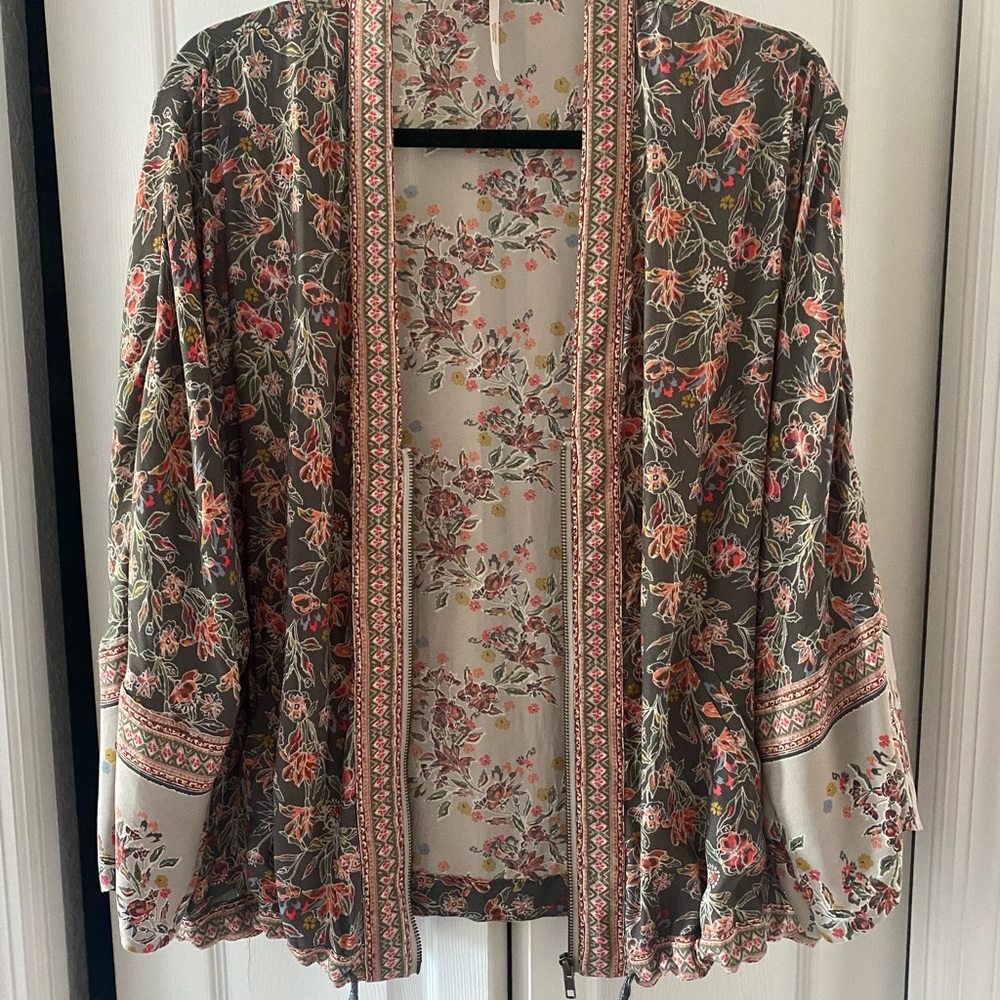 Free People Zip Up